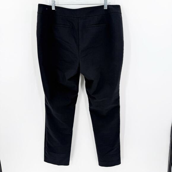 ANN TAYLOR FACTORY MODERN Black Straight Leg Dress Pants  Sz 14 - Picture 3 of 13